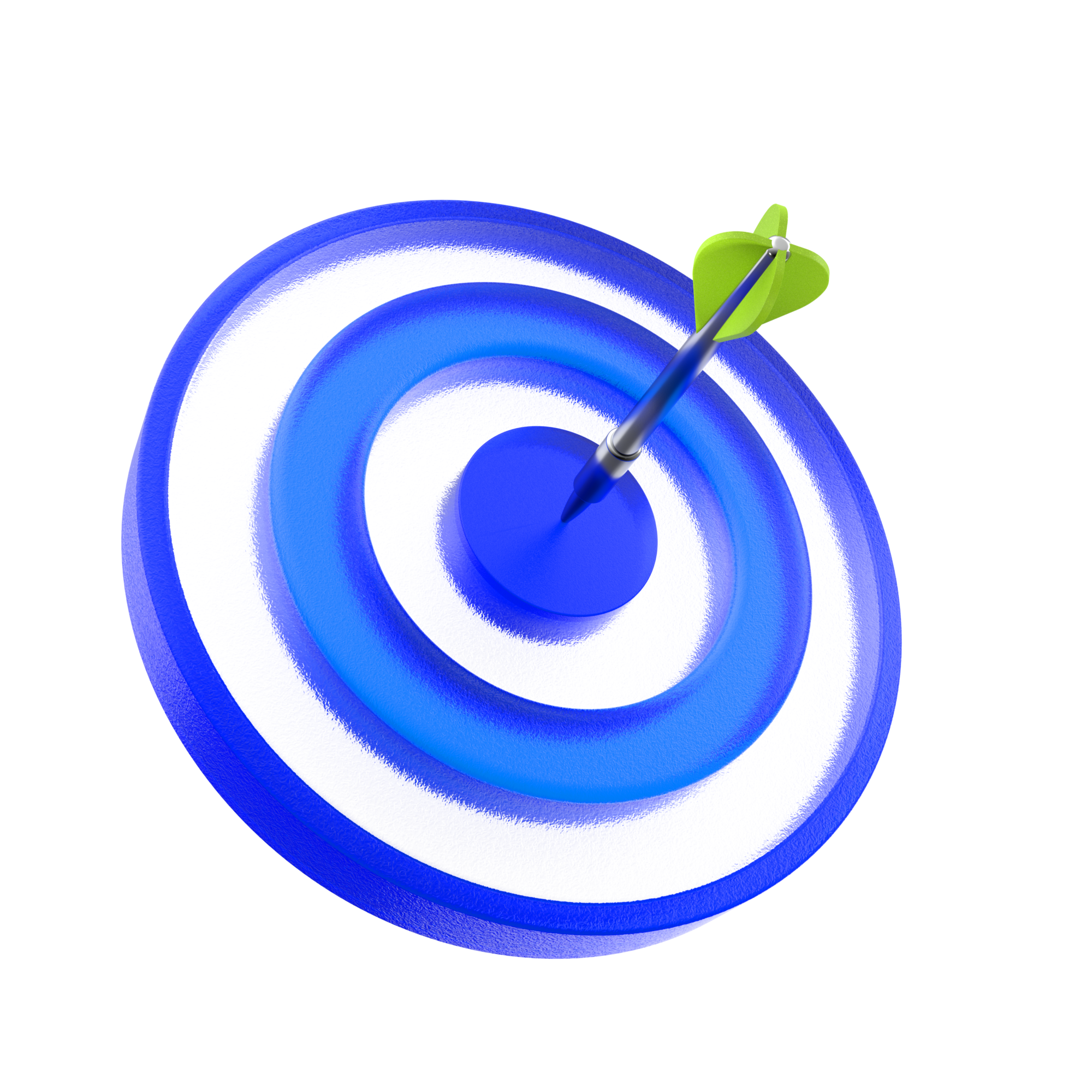 Business goal achievement and marketing success illustration