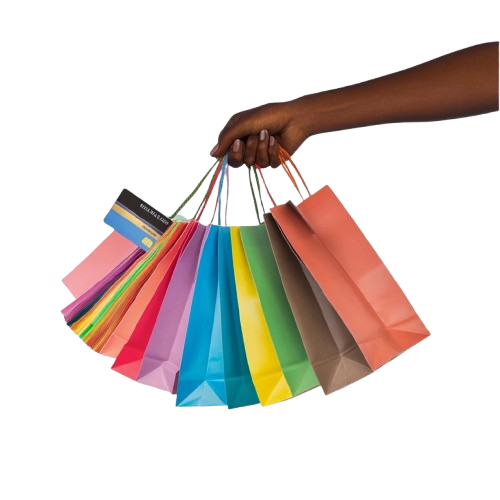 Shopping bags illustration