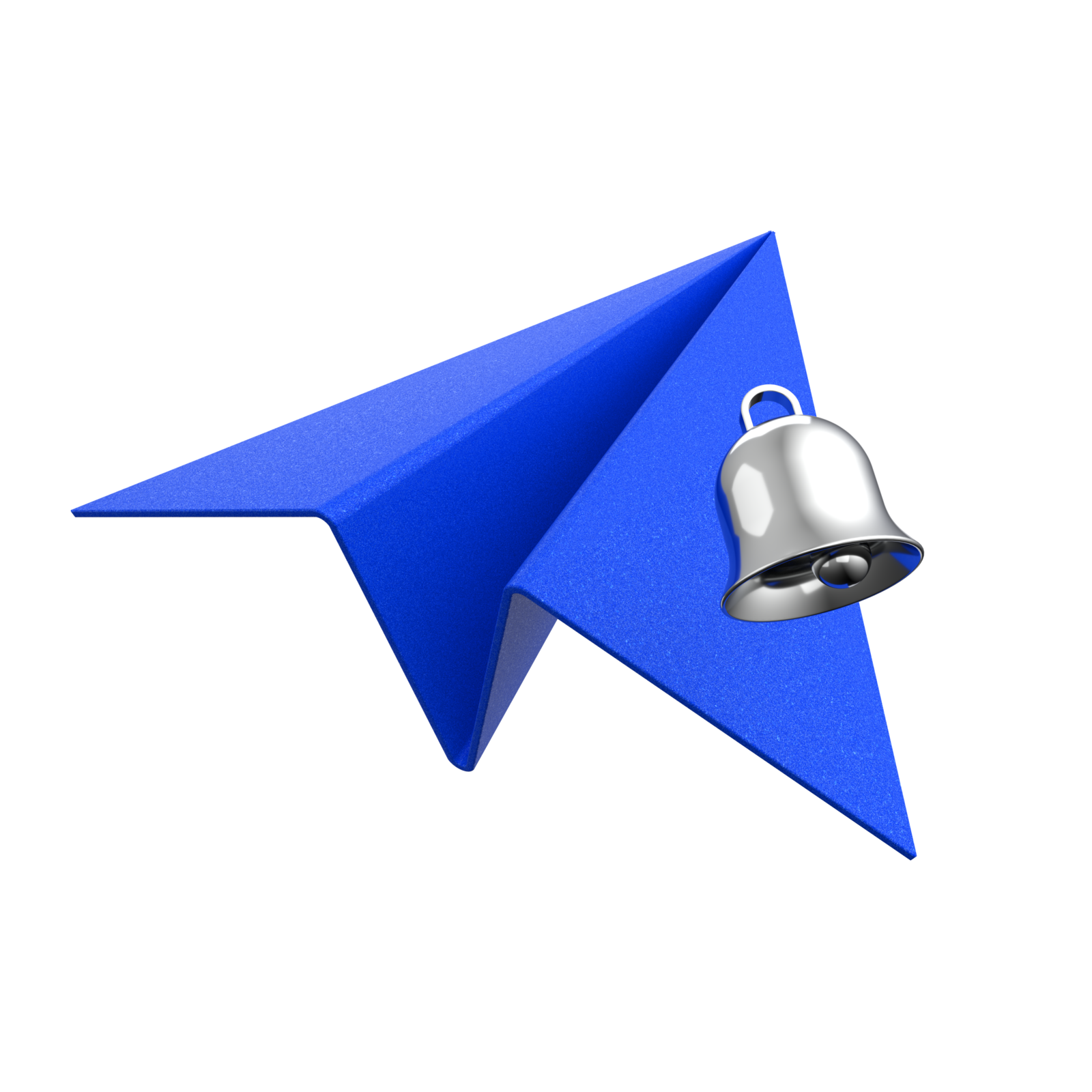 Real-time message notification illustration