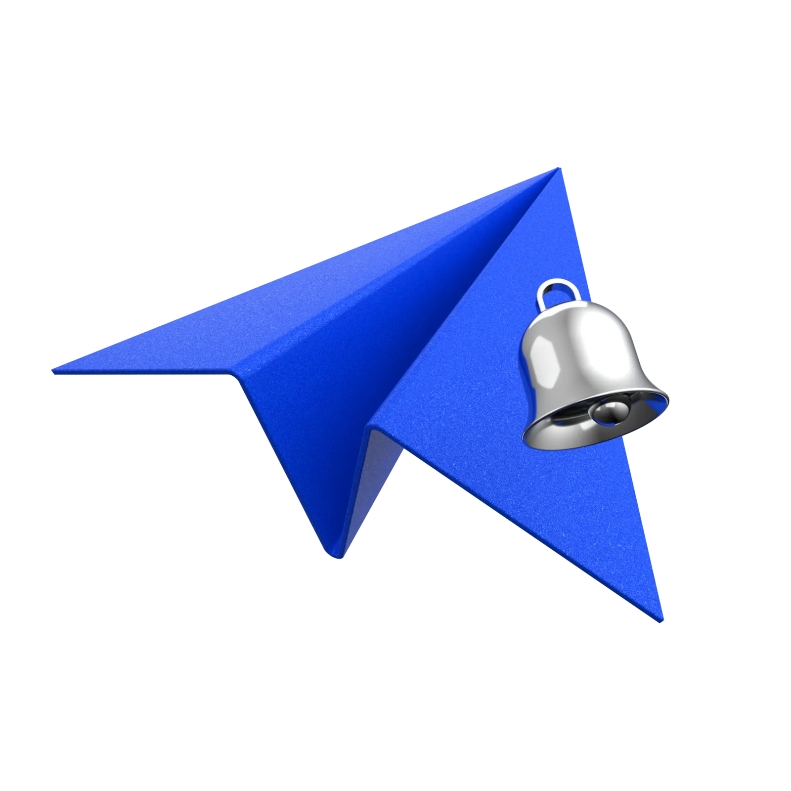 Real-time message notification illustration